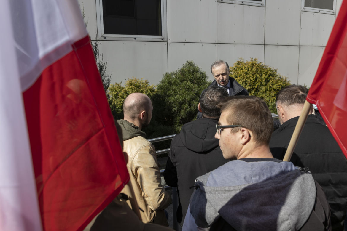 Protest rolników we Wrocławiu