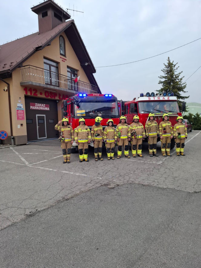 Hołd dla druha z OSP Trąbki