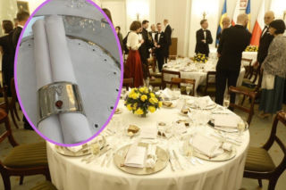 Kucharz odsłonił kulisy obiadu wydanego na cześć króla i królowej. Tak wygląda nakryty stół w Pałacu Prezydenckim 