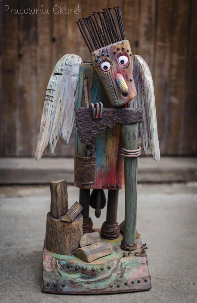 Okorek - drewniane dekoracje