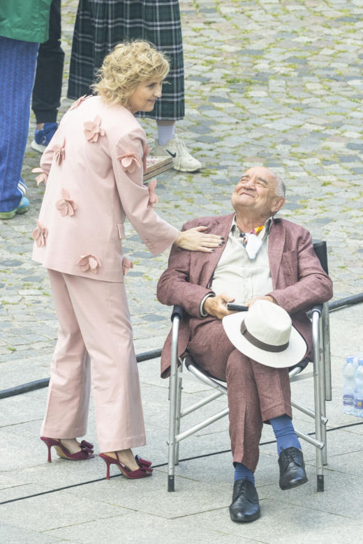 Gwiazdy na planie serialu "Klara"