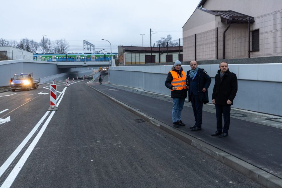 Przejazd pod wiaduktem na ul. Batorego gotowy. Trwają ostatnie prace
