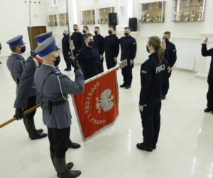 Nowi policjanci w Lublinie. Ślubowanie funkcjonariuszy – styczeń 2022