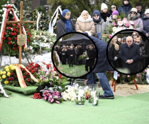 Pogrzeb Bożeny Dykiel. Przejęci żałobnicy patrzyli ze zdumieniem na groby! Taki widok to rzadkość 