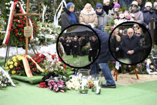 Pogrzeb Bożeny Dykiel. Przejęci żałobnicy patrzyli ze zdumieniem na groby! Taki widok to rzadkość 