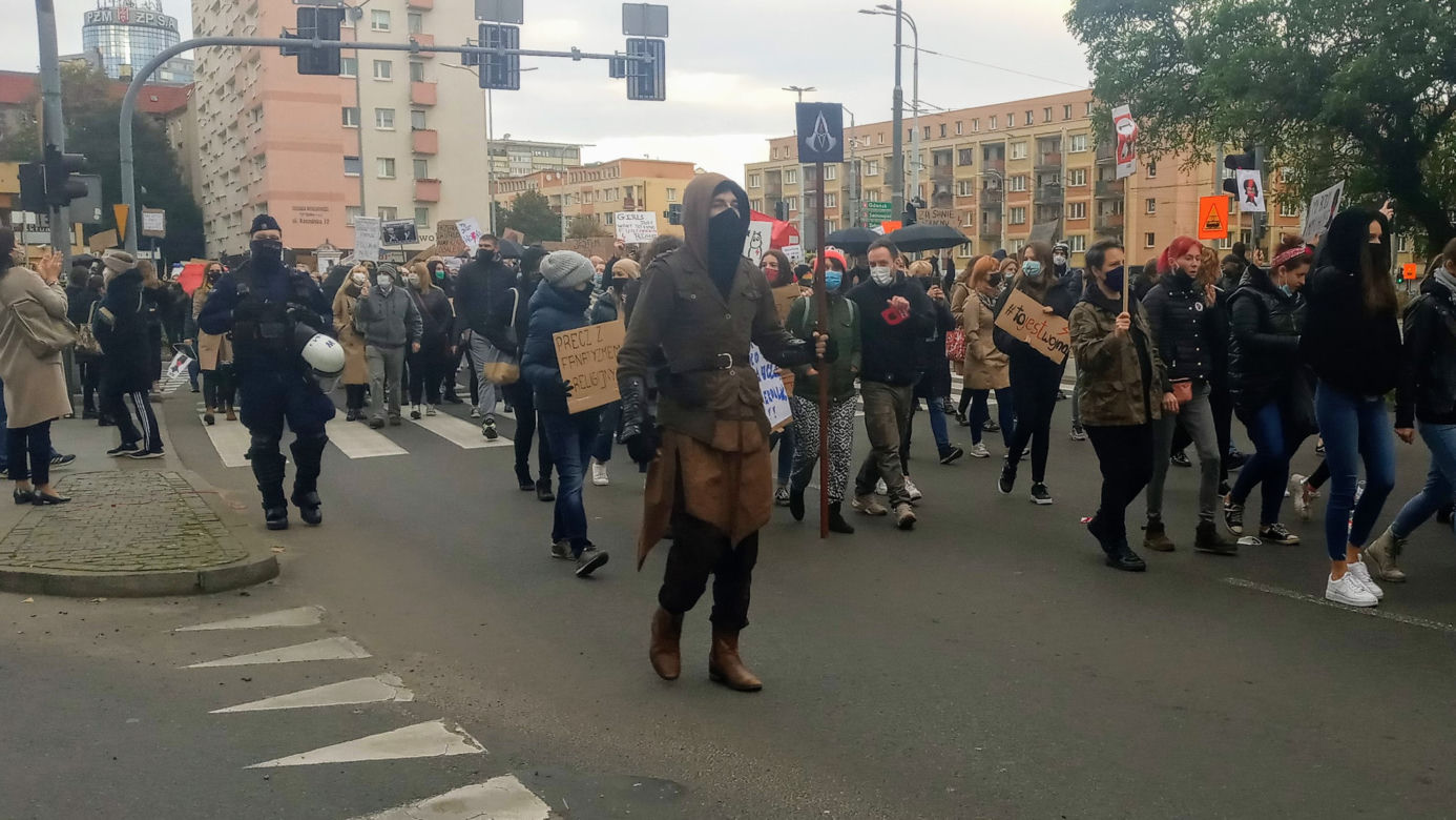 Protest kobiet w Szczecinie - 28.10.2020