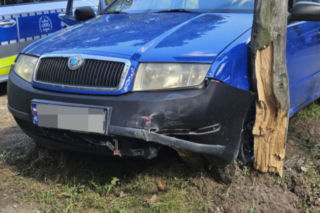 Szaleńczy rajd ulicami podwarszawskich Barek