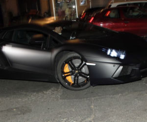 Cristiano Ronaldo w Lamborghini Aventador