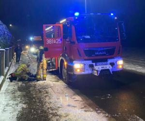 Duże straty po pożarze w spiżarni 