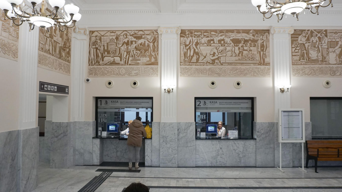 Dworzec w Skierniewicach po modernizacji