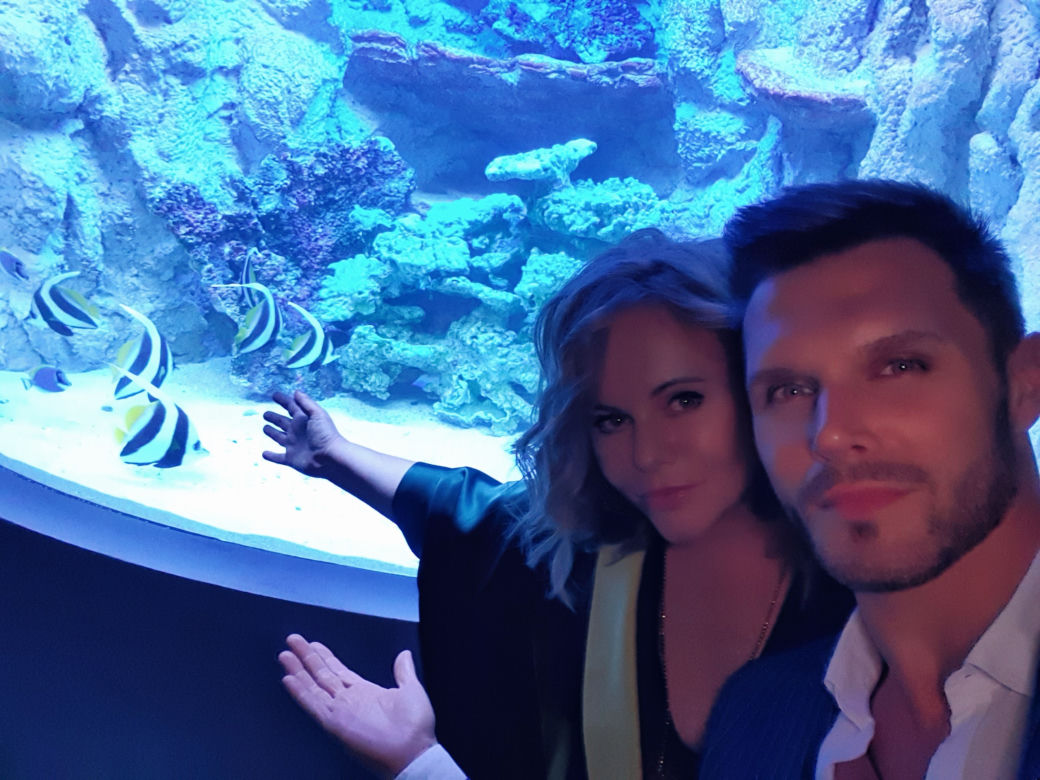Kasprzyk, Kurowska i Kaliszuk w Oceanarium