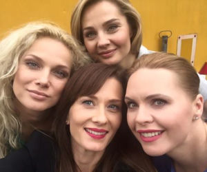 Przyjaciółki 8 sezon, Anka (Magdalena Stużyńska), Patrycja (Joanna Liszowska), Inga (Małgorzata Socha), Zuza (Anita Sokołowska)
