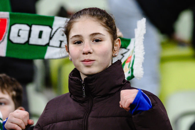 Lechia Gdańsk - Górnik Zabrze, zdjęcia kibiców i zawodników z meczu 18, kolejki PKO BP Ekstraklasy