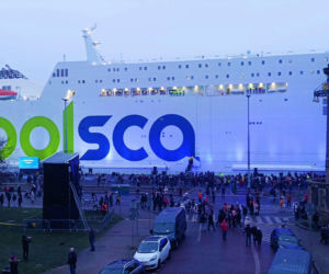 Chrzest promu Jantar Unity