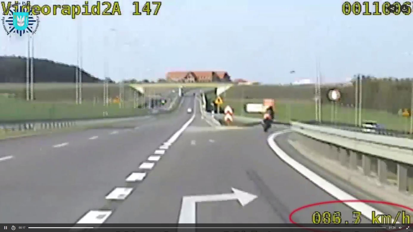 Uciekali motocyklami