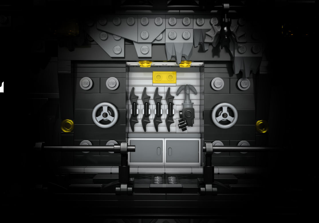 LEGO „Batman Returns” Shadow Box z Jaskini Batmana