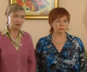 Ranczo 8 sezon odc. 98. Solejukowa (Katarzyna Żak), Hadziukowa (Dorota Nowakowska)