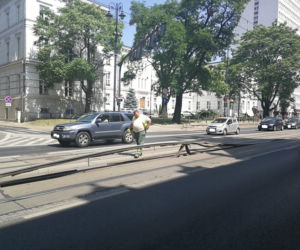 Upał w Bydgoszczy dał się we znaki... szynom!