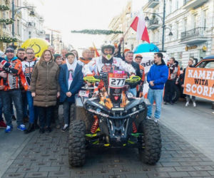 Zwycięzca ostatniego etapu Rajdu Dakar w domu. Łodzianie hucznie przywitali Arkadiusza Lindnera