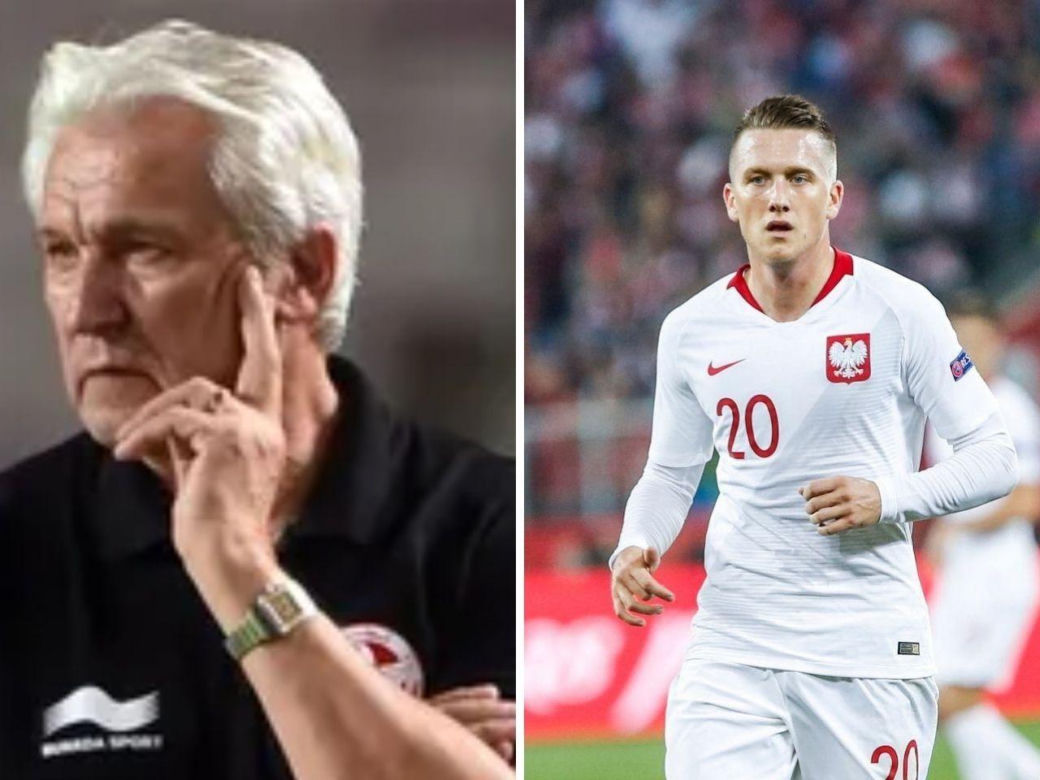 Piotr Zieliński jak Henryk Kasperczak