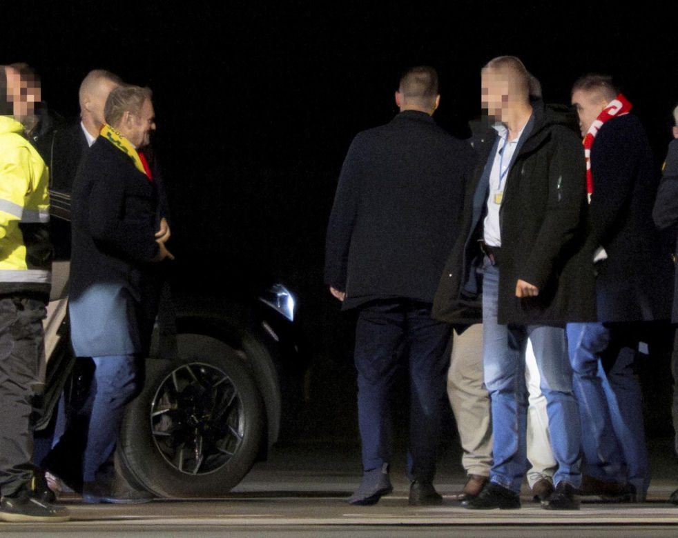 Taki humor miał Donald Tusk po meczu Litwa - Polska