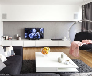 Telewizor w salonie