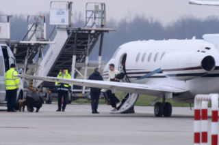 Lewandowscy przylecieli do Polski na święta