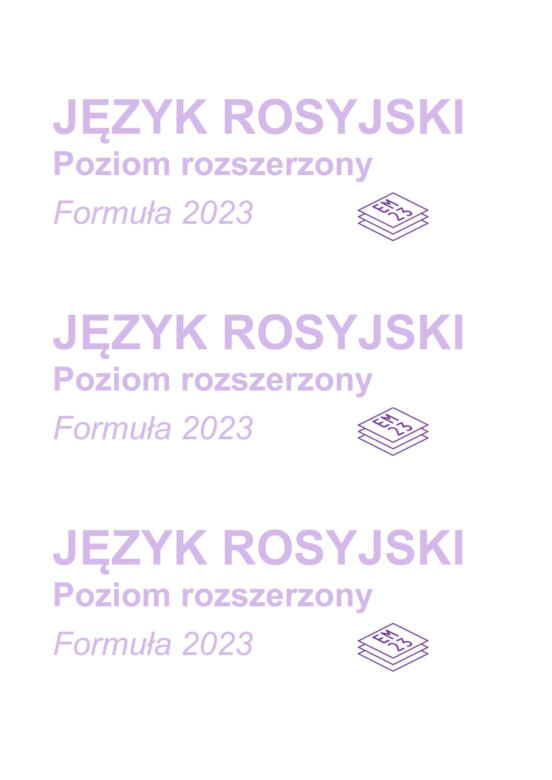 Matura 2026 rosyjski ROZSZERZONY: Arkusze CKE