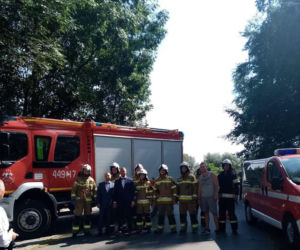 Gasił pożar na swoim weselu