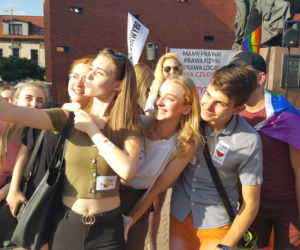 Bydgoszcz solidarna z Białymstokiem. - Każdy ma prawo do miłości i szacunku! [ZDJĘCIA] 