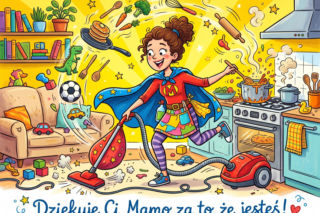 Śmieszna kartka na Dzień Matki