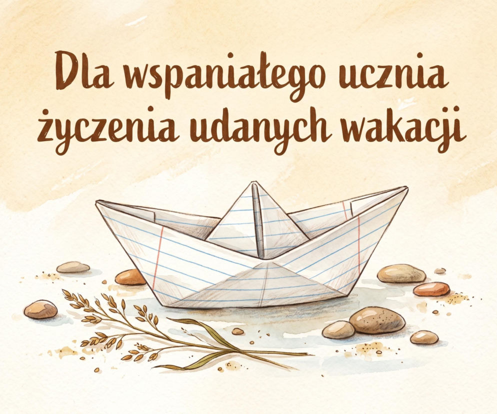 Podziękowania od wychowawcy dla uczniów na zakończenie roku szkolnego