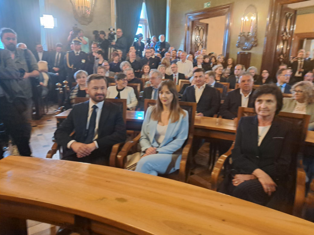 Zaprzysiężenie Aleksandra Miszalskiego na prezydenta miasta Krakowa oraz radnych IX kadencji