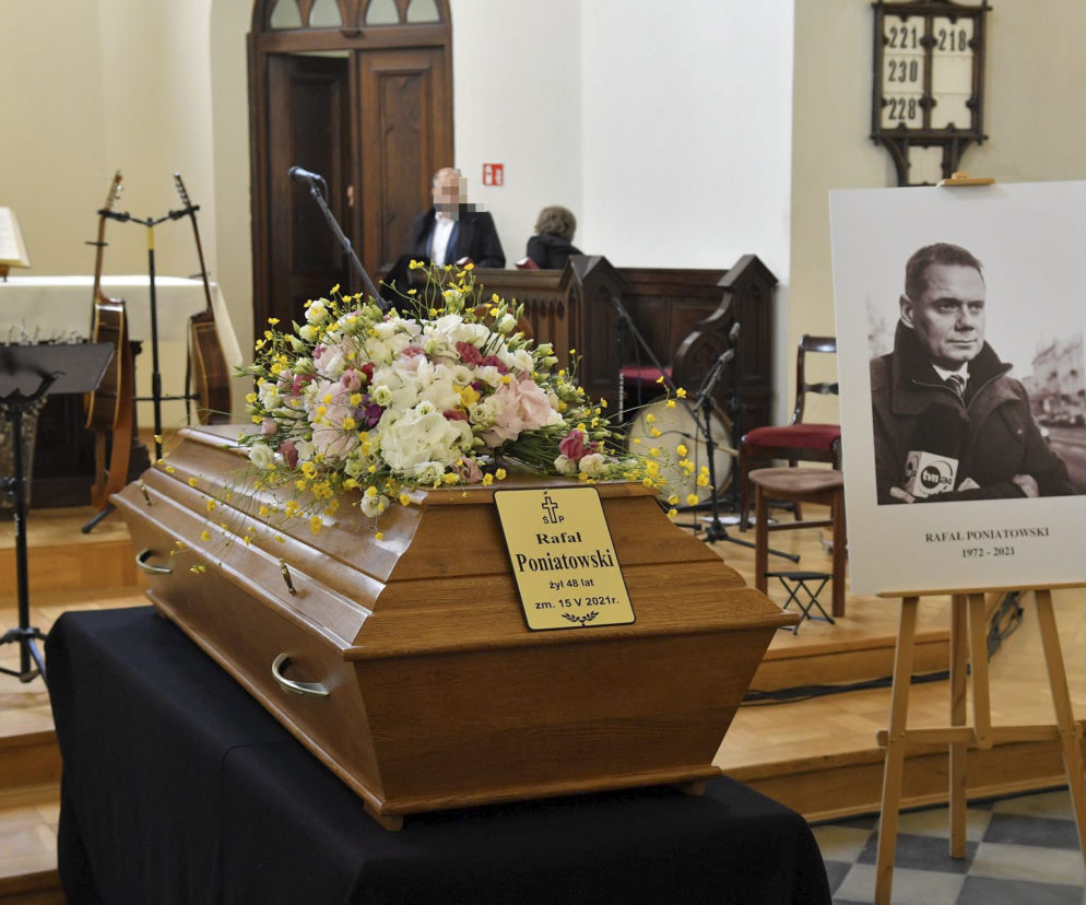 Pogrzeb dziennikarza Rafała Poniatowskiego