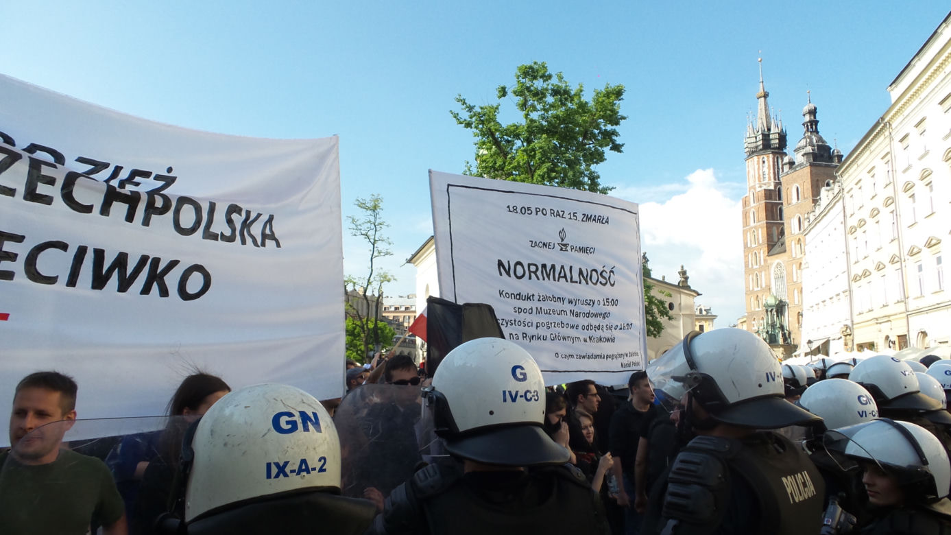 "Zboczeńcy, wypier**lać".Manifestowali przeciwko Marszowi Równości 18.05.2019 w Krakowie