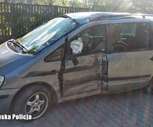 Uciekał policji minivanem! Rozbił się na ogrodzeniu