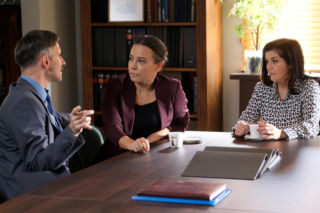 M jak miłość odc. 1917. Kamil Gryc (Marcin Bosak), Magda (Anna Mucha), Kinga (Katarzyna Cichopek)