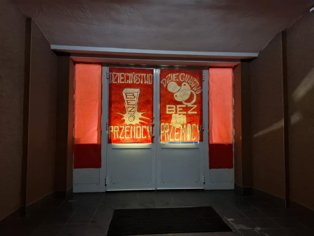 Grudziądz zaświecił się na czerwono