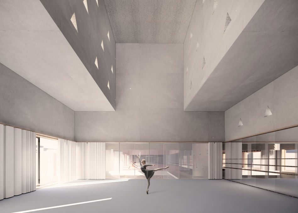 Cztery pomysły na Akademię Muzyczną w Katowicach: SLAS, Konior, MOC i JEMS Architekci