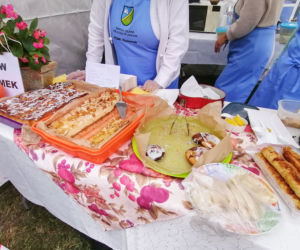 Pomarańczowi rowerzyści najechali zamek w Szymbarku