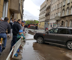 Awaria wodociągowa na Komuny Paryskiej