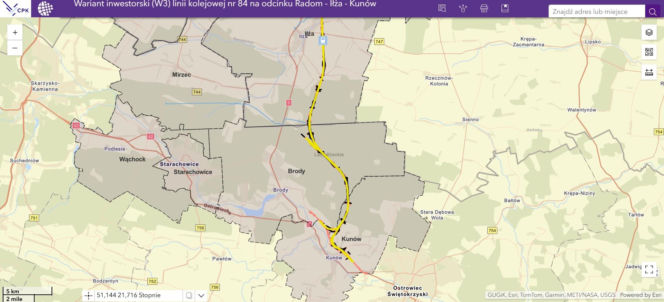 Kolej dużych prędkości przejedzie przez gminę Brody