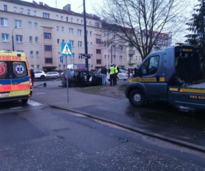 Wypadek na Jagiellońskiej w Bydgoszczy. Kobieta trafiła do szpitala 