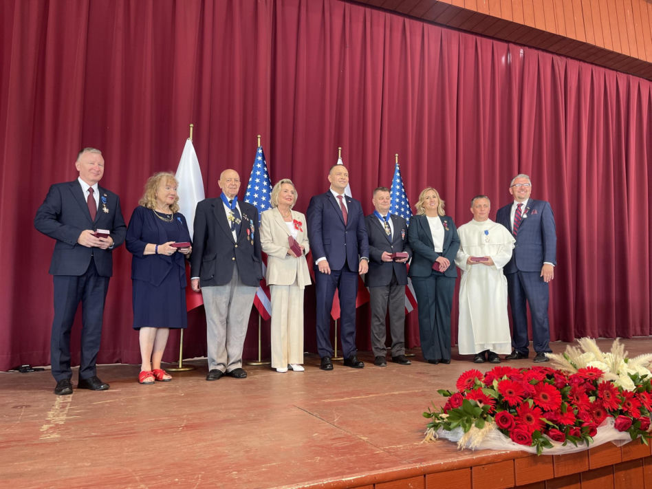 Karol Nawrocki z małżonką w USA. Tak przyjęto ich w Doleystown
