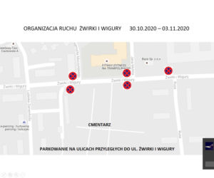 Wszystkich Świętych 2020. Organizacja ruchu w pobliżu cmentarzy w Toruniu