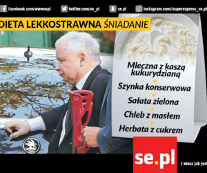Dzisiejszy obiad Kaczyńskiego w szpitalu. Będziecie mu zazdrościć!