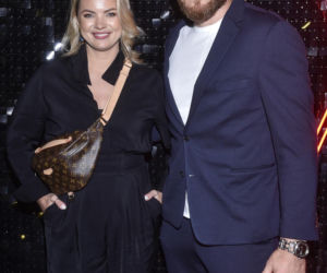 Jan Błachowicz z partnerką i synem