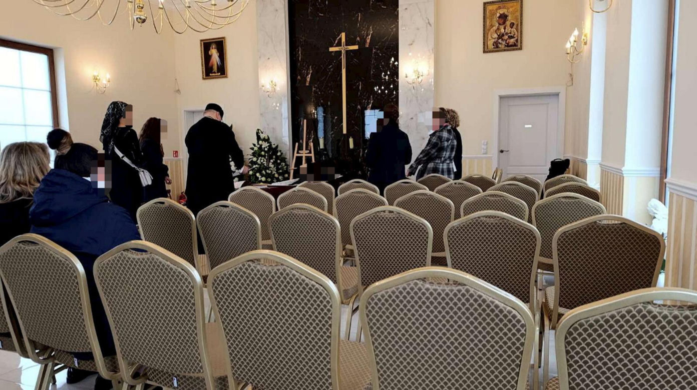 Pogrzeb pana Mikołaja z Siedlec. Do końca szukał rodziny dla 9-letniego syna. "Spełniłem swoje marzenie"