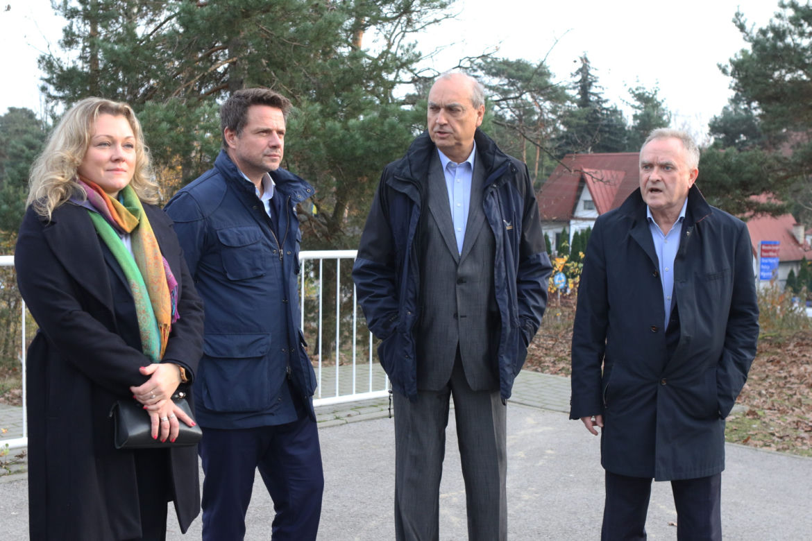 Rafał Trzaskowski pojechał do Wesołej