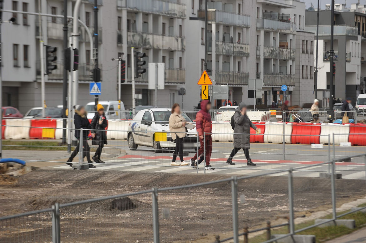 Tak wygląda budowa tramwaju do Wilanowa